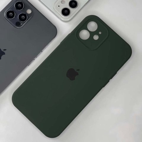 Чохол Silicone Case Full Camera для iPhone 12 mini Cyprus green Чохол Silicone Case Full Camera для iPhone 12 mini Cyprus green